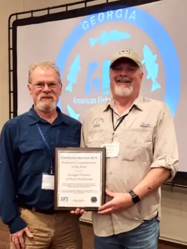 Jay Shelton UGA - Rodney Tumlin GATU Council Chairman | AFS Fisheries Conservationist of the Year