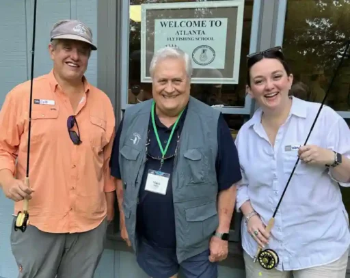 Colt and Wendy Fountain at Atlanta Fly Fishing School